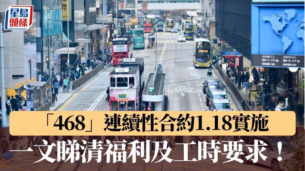 連續性合約門檻1.18調整！「468」如何計算？一文睇清福利及時數要求！