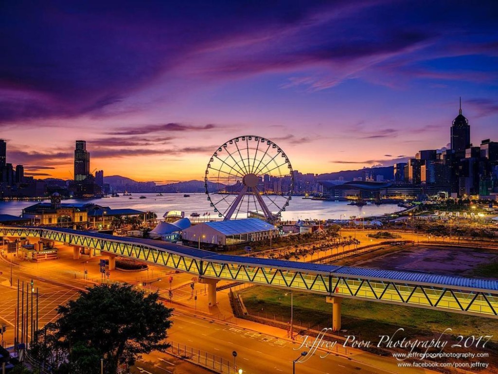 中環摩天輪。潘志良作品