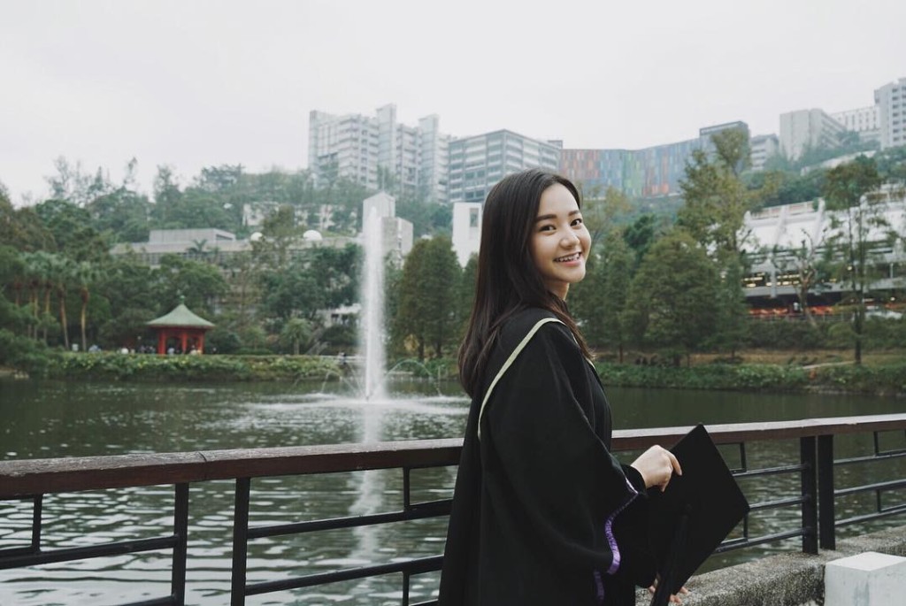 余琦琪入读香港中文大学，修读硕士课程。