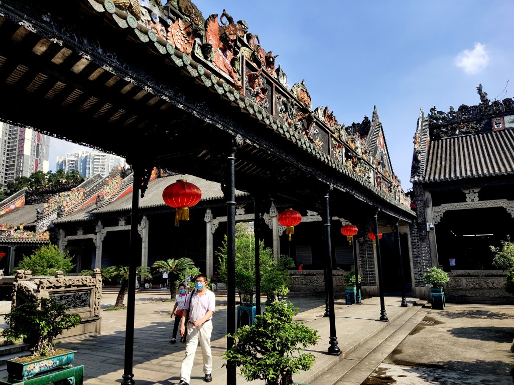 廣州的陳家祠亦是中學內地考察團景點之一。(圖片來源：中新社)