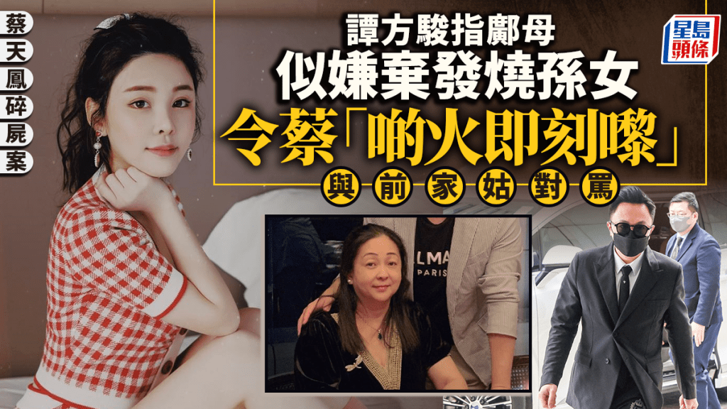 蔡天鳳碎屍案｜譚方駿指鄺母似嫌棄發燒孫女 令蔡天鳳「啲火即刻嚟」