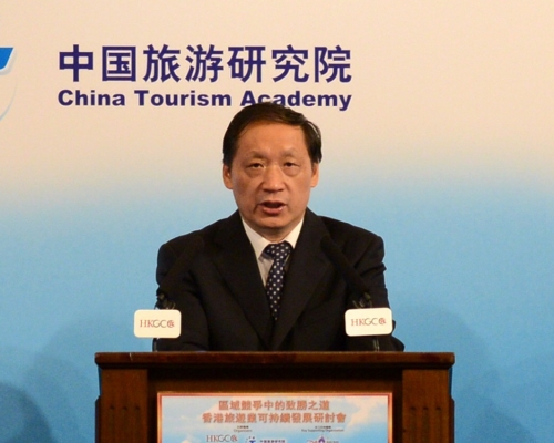 文化和旅游部原黨組副書記、副部長李金早。資料圖片