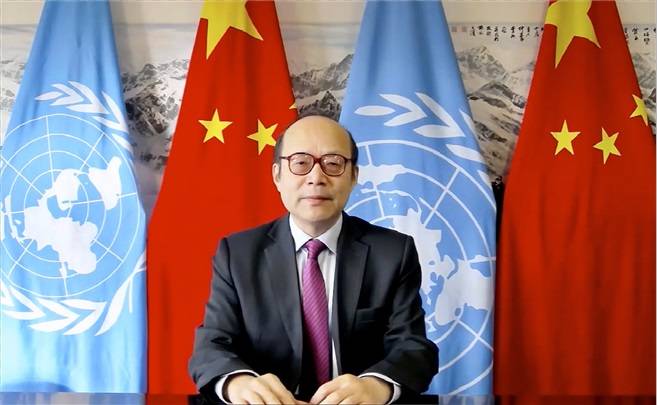 中國駐日內瓦代表團陳旭大使。