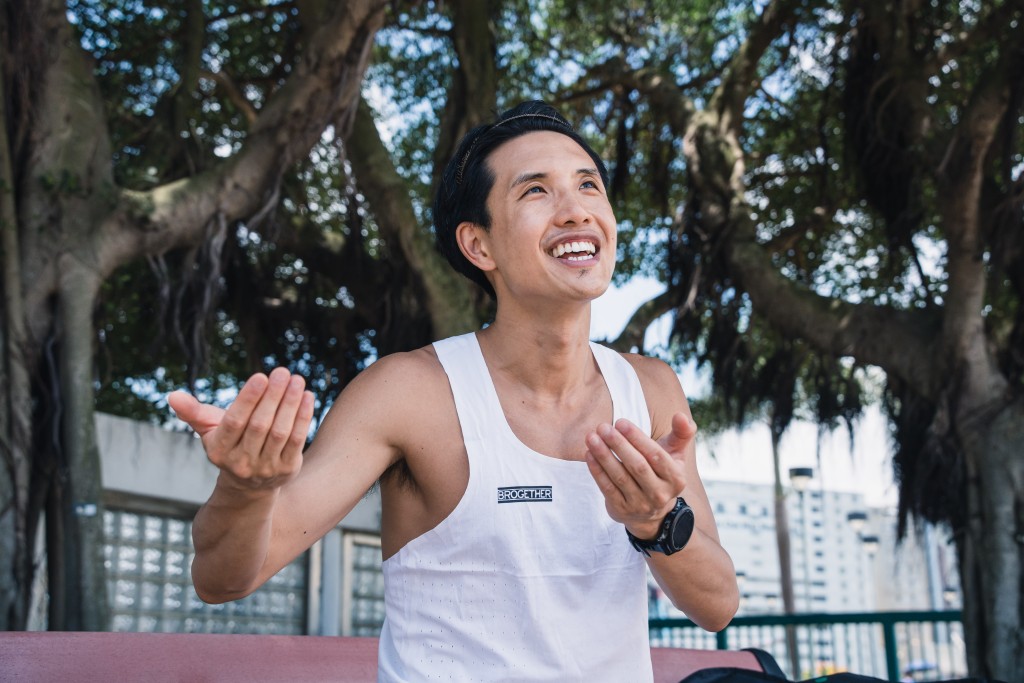 呂偉強指跑Sub-3的秘訣是要跑得開心。