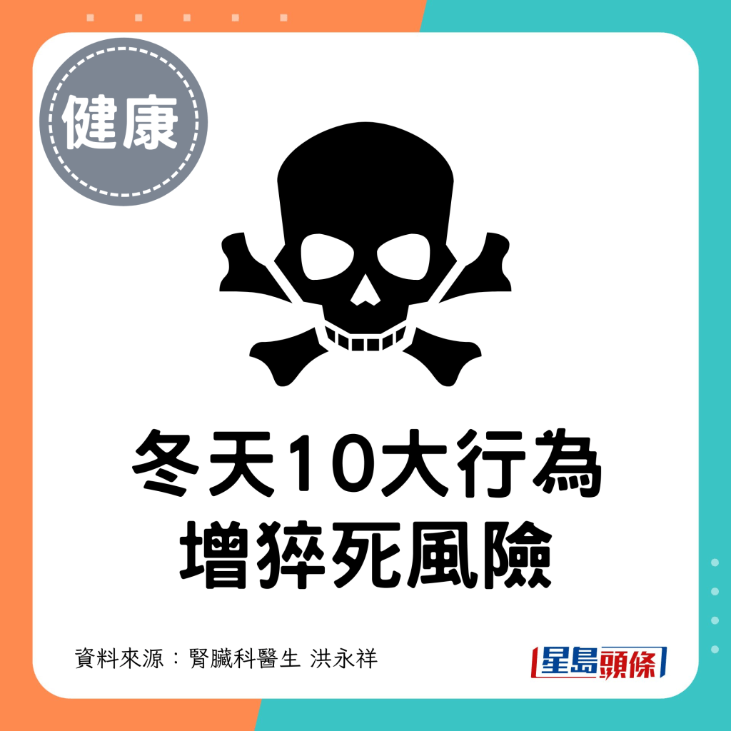 冬天10大行为增猝死风险