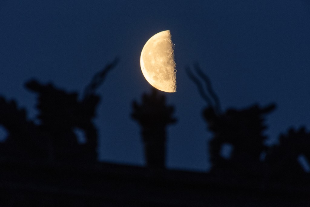 月亮的相位变化，是制定「月份」的重要依据。新华社图片