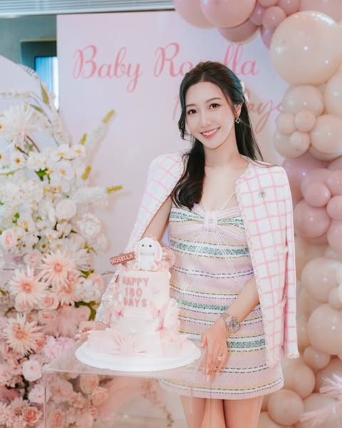 何依婷生完女後女速收身。