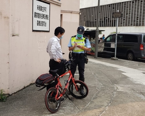 警方指,會透過教育和宣傳提升單車使用者的安全意識。圖:警方提供