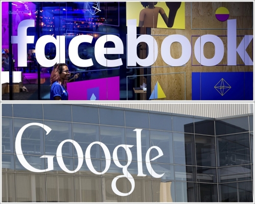 Google及facebook遭美數十州聯手調查。AP