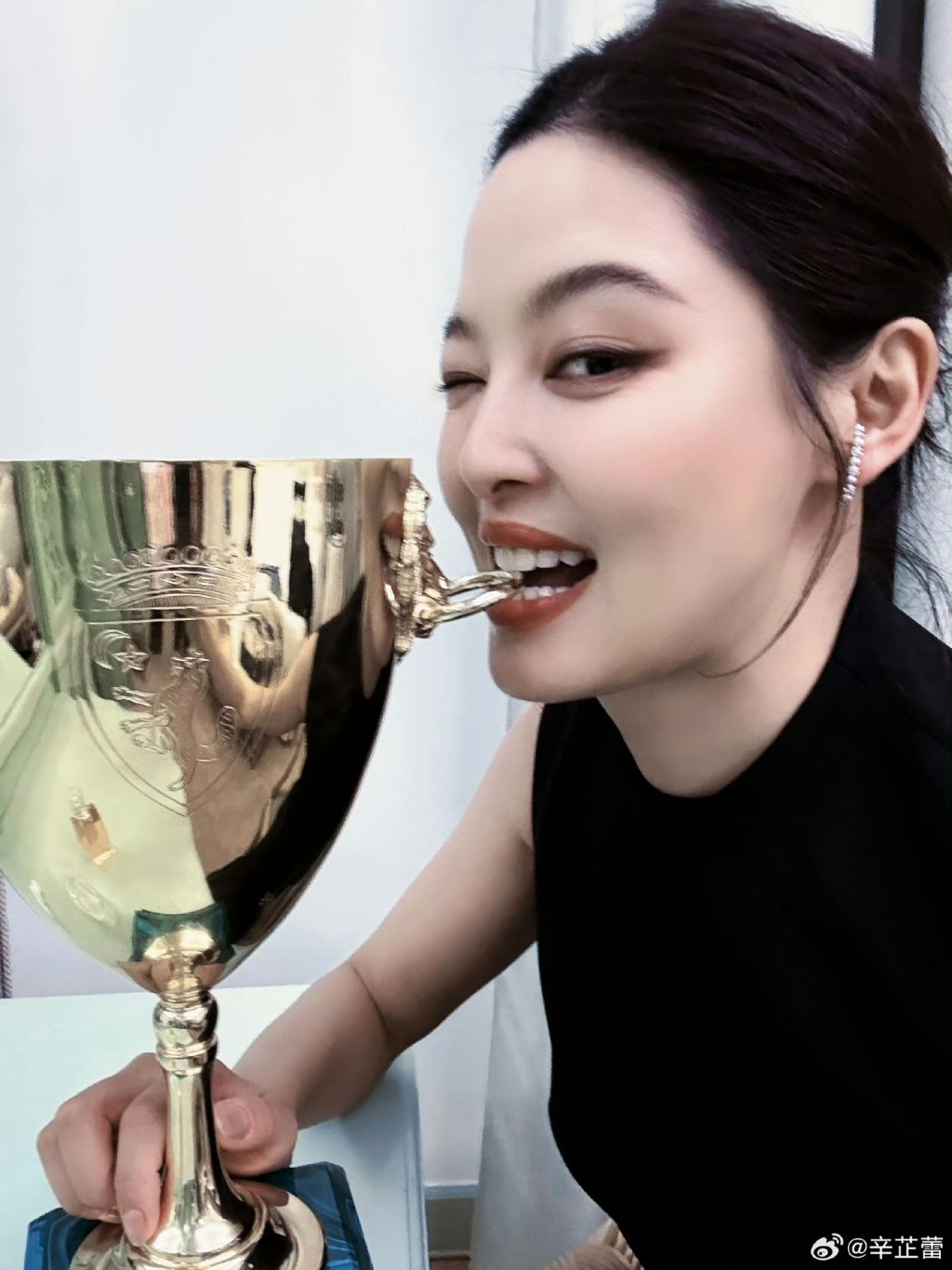 辛芷蕾當年擔任禮儀小姐,甄子丹「點名」她入行,她視對方為伯樂。 辛芷蕾當年擔任禮儀小姐,甄子丹「點名」她入行,她視對方為伯樂。