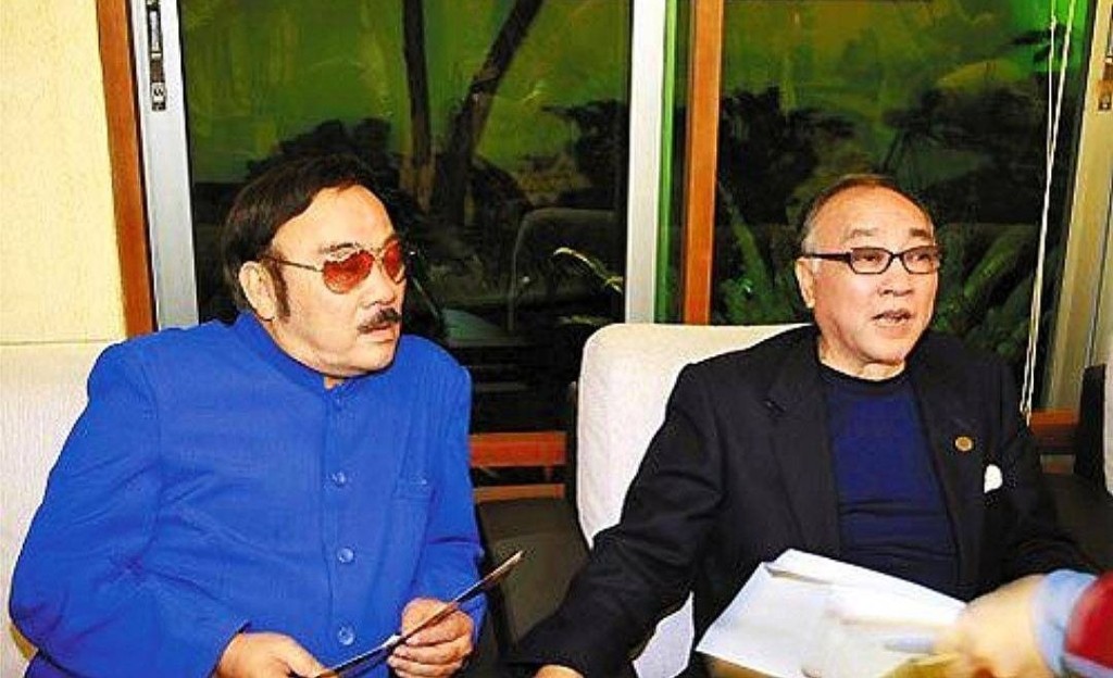 盧海鵬早年由廣州來香港發展並加入TVB工作不斷，而盧海潮（左）則在廣州闖出名堂。