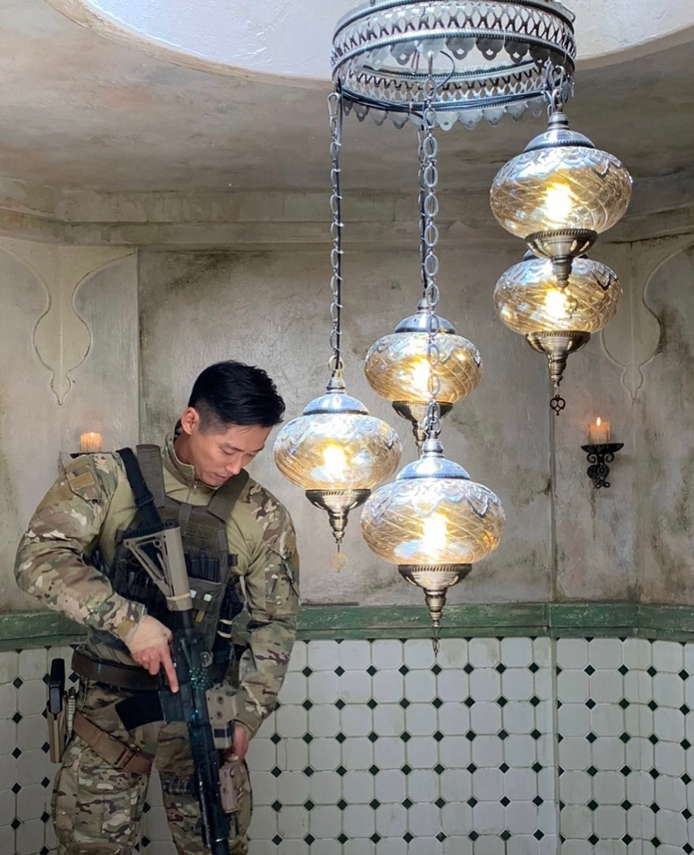 全副武裝。