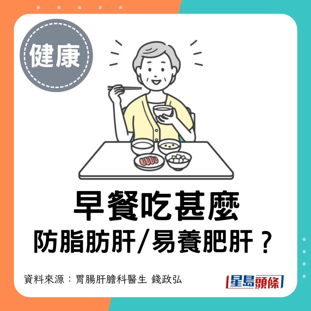 早餐吃甚么防脂肪肝/易养肥肝？