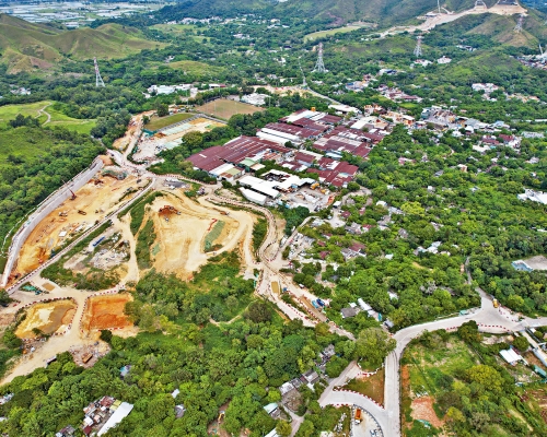 古洞北新區發展未來將有大量住宅地供應,勢必掀起各路財團搶地戰。