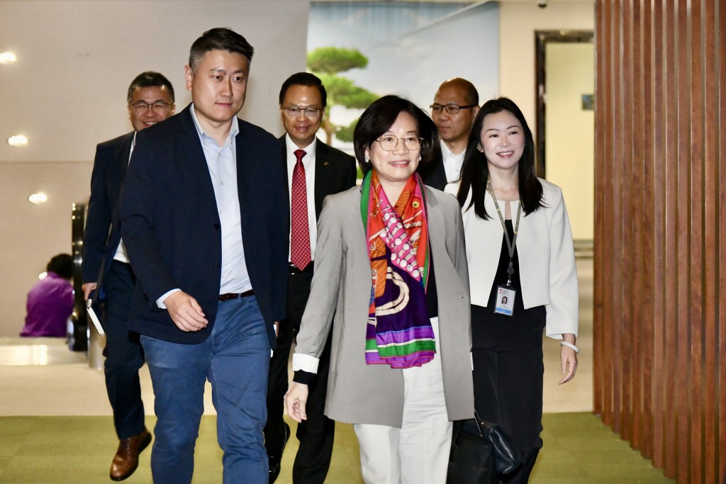 香港基本法委員會委員、立法會議員梁美芬。 香港基本法委員會委員、立法會議員梁美芬。
