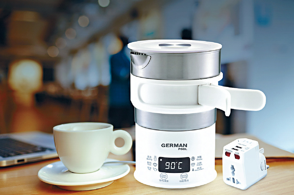 ﻿■不鏽鋼旅行電熱水壺
　（KTT-209）
　香港零售價：$759　
　工展價：$680