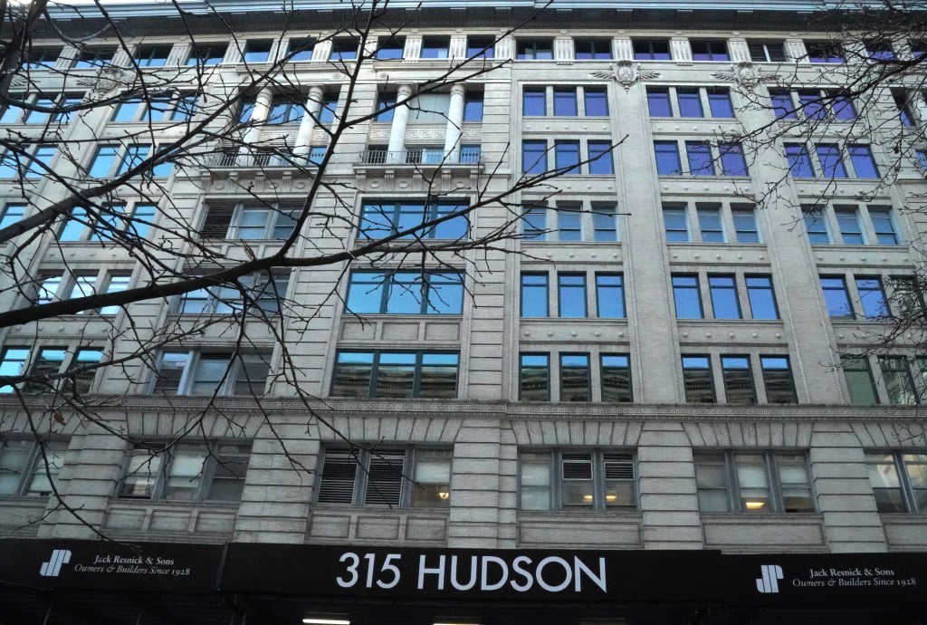 图为哈德逊街（Hudson St）315号楼。法新社