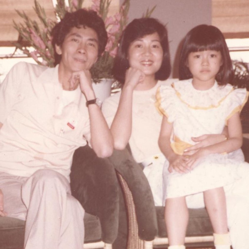 陈敏之的爸爸在2003年发现患上末期肺癌，41日后病情恶化病逝。