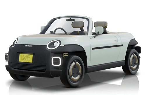 Osanpo是一部跨界結合SUV元素的open-air開頂電動車，活力可愛型態有點像一部升高了的Copen。