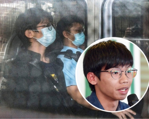 鍾翰林今早往西九龍法院提堂。