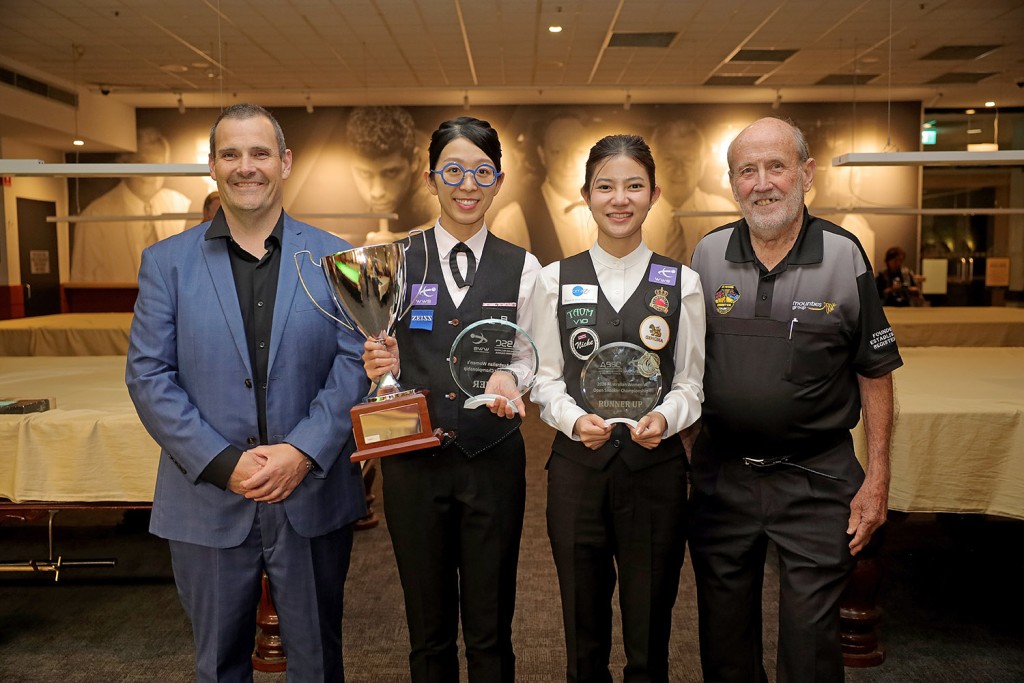 吳安儀澳洲公開賽決賽4:3力剋勒查露封后。World Women's Snooker圖