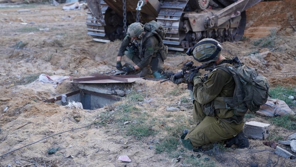 以軍在加沙發現大量哈馬斯修建的地道。　路透社