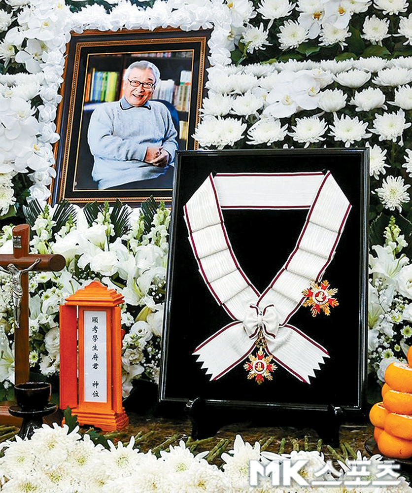 韓國文化體育觀光部前日頒發榮譽勳章給已故的李順載。