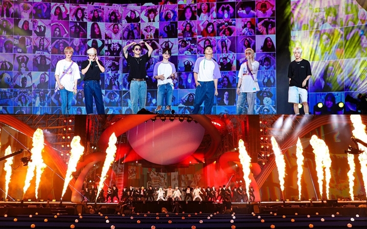 8周年粉絲見面會在戶外搭出小宇宙景，雖然不能招待觀眾但製作仍然非常揼本。