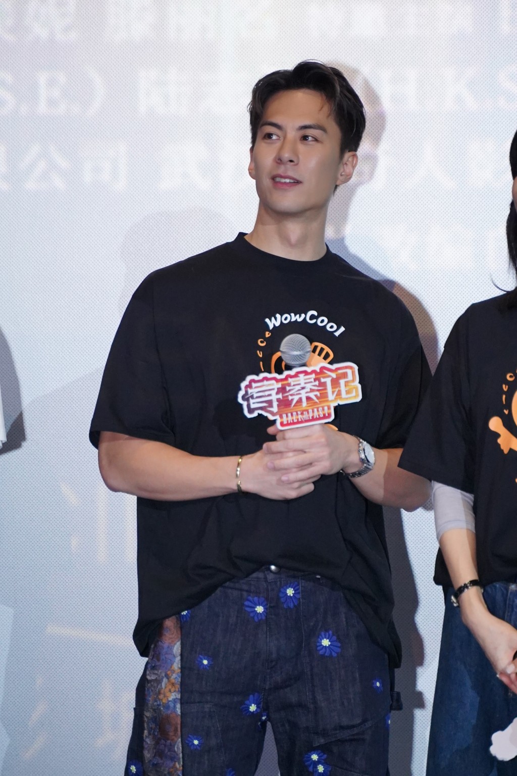 朱鑑然前晚在深圳路演中。