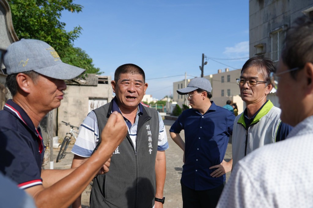澎湖县政府到场视察。澎湖县政府facebook