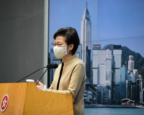 林鄭月娥民望顯著回升至反修例示威前水平。
