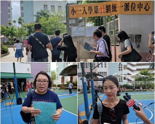 左下,容太兩年前由北區搬到九龍城,以2萬元租樓,不想與跨境生爭位;右下,由北京投資移民來港的李小姐。