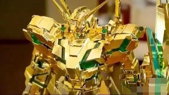 限量版獨角獸高達模型，市面上僅此一個。網圖