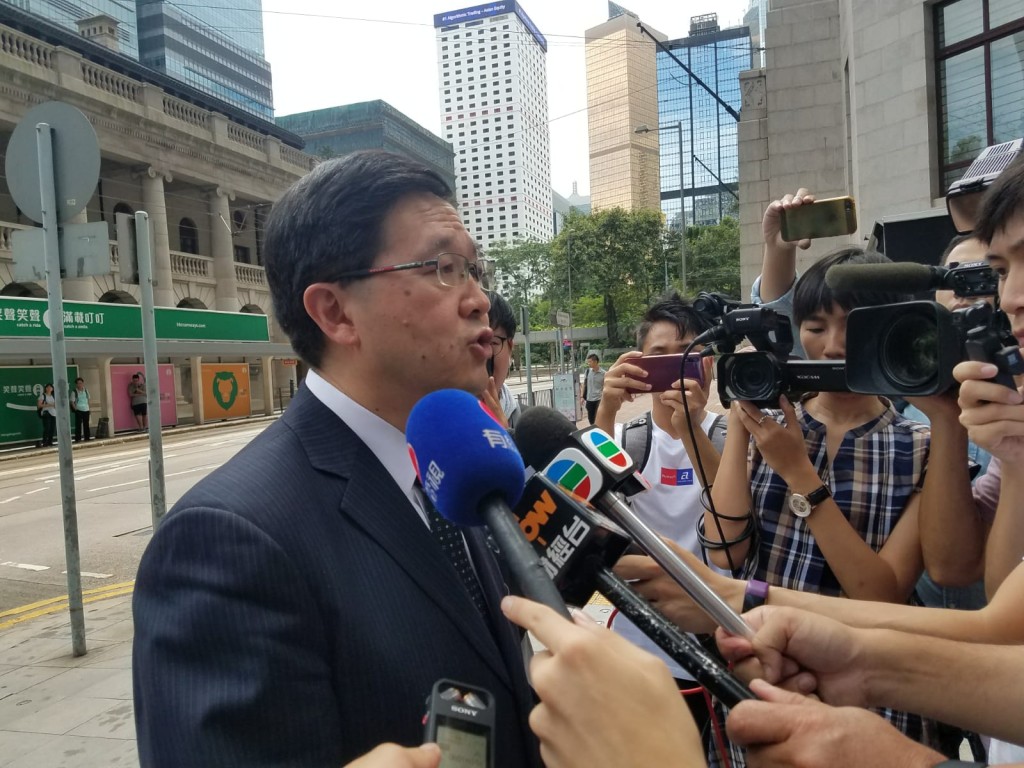 林瑞麟認為大眾的意見已獲廣泛表達。黃梓生攝