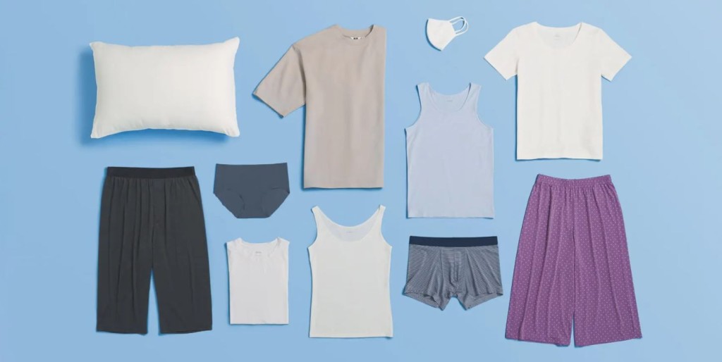 UNIQLO的AIRism涼感系列具備吸汗速乾、抗菌防臭及清涼感等舒適功能，大受歡迎。