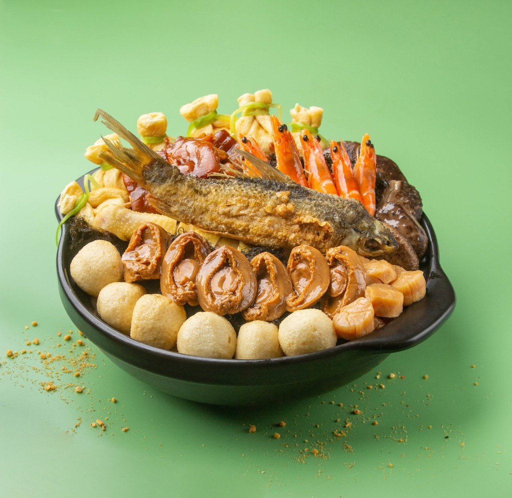 海云天5折优惠！$280/位叹阿拉斯加蟹/鲍鱼 佛跳墙盆菜$888