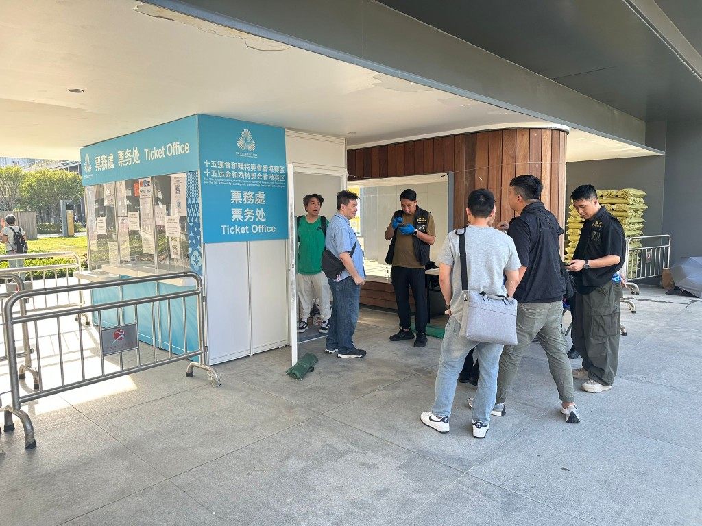 警方到場調查。讀者提供