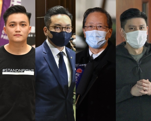 四人祝願曾一起奮鬥過、一起堅持過的各位平安。資料圖片