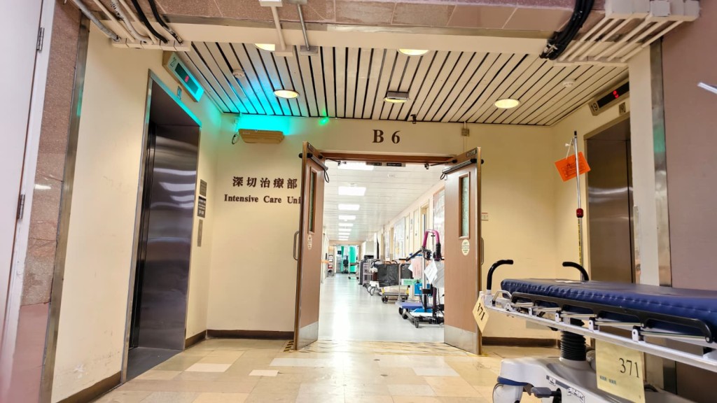 傷者於於伊利沙伯醫院深切治療部留醫。資料圖片