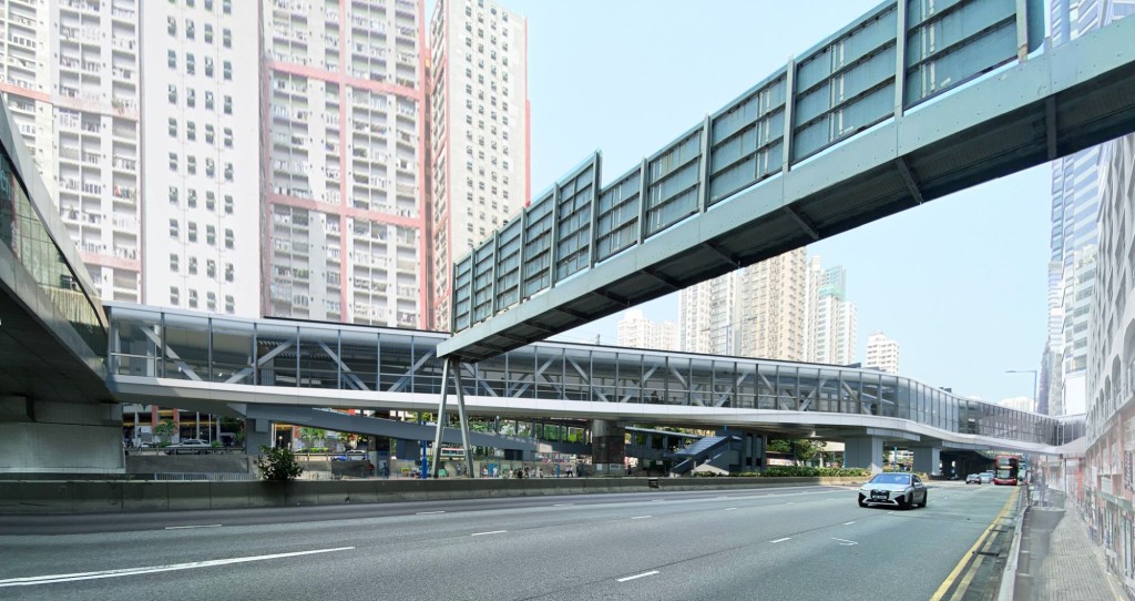 天橋經牛頭角港鐵站附近的創紀之城一期連接至巧明街的商業大樓The Millennity。效果圖由私營機構提供,僅供參考。甯漢豪網誌 天橋經牛頭角港鐵站附近的創紀之城一期連接至巧明街的商業大樓The Millennity。效果圖由私營機構提供,僅供參考。甯漢豪網誌