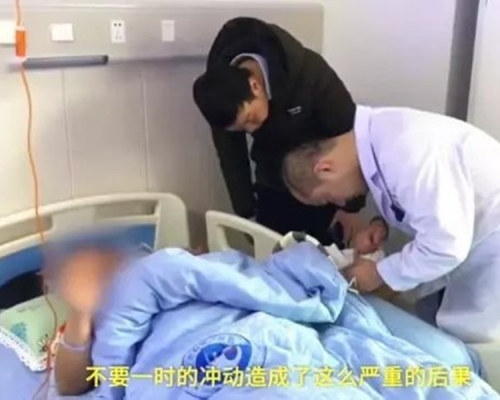 經過約5小時的手術，醫生成功為男事主駁回斷指。網圖