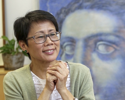 陸恭蕙醉心藝術,過去數十年來與本地視覺及表現藝術界關係密切。資料圖片