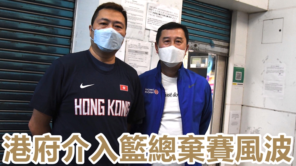 教練安慶健(右)。