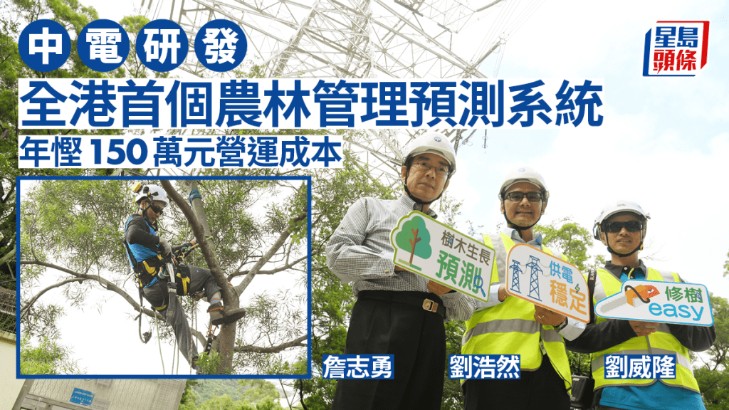 中電研發全港首個農林管理預測系統 年慳150萬元營運成本
