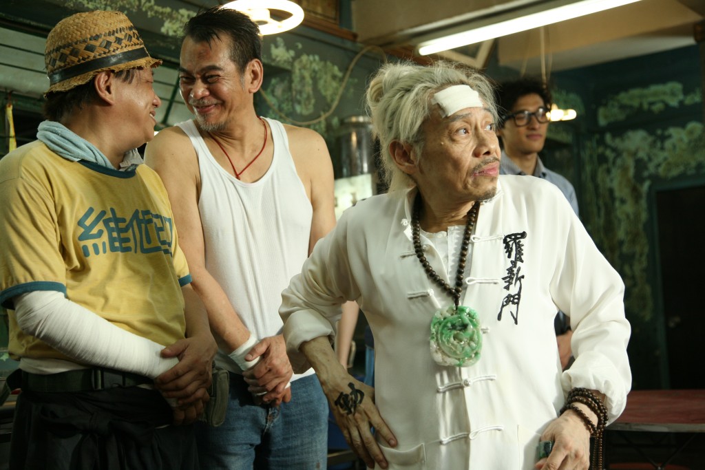 陈观泰（后左二）曾演出电影《打擂台》。
