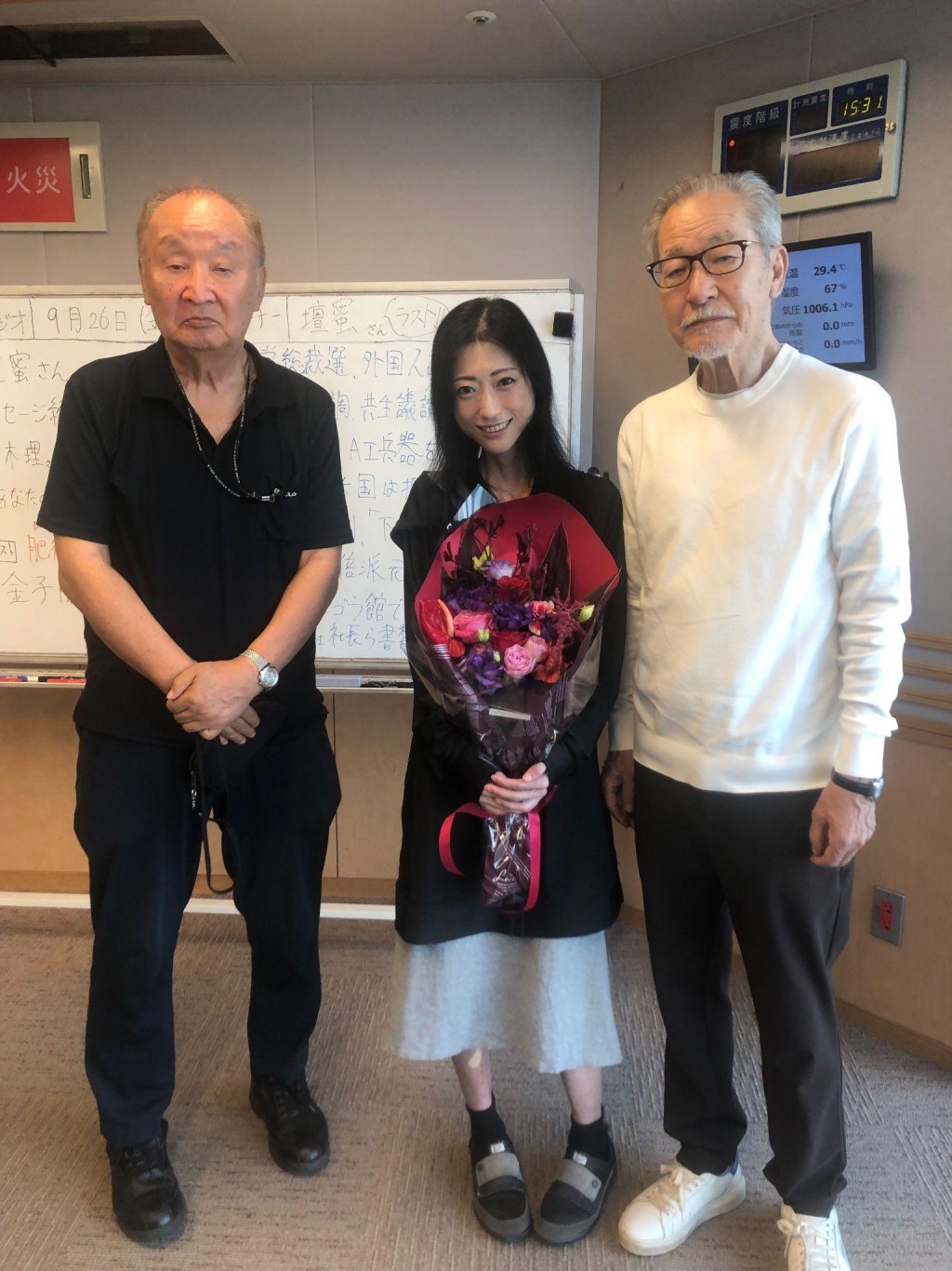 壇蜜宣布告別節目，最後一次現身直播室。
