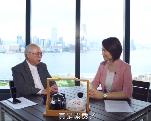 民建聯主席李慧琼訪問黃定光。