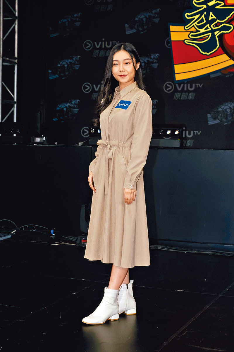 葛綽瑤首次拍劇，極為緊張。