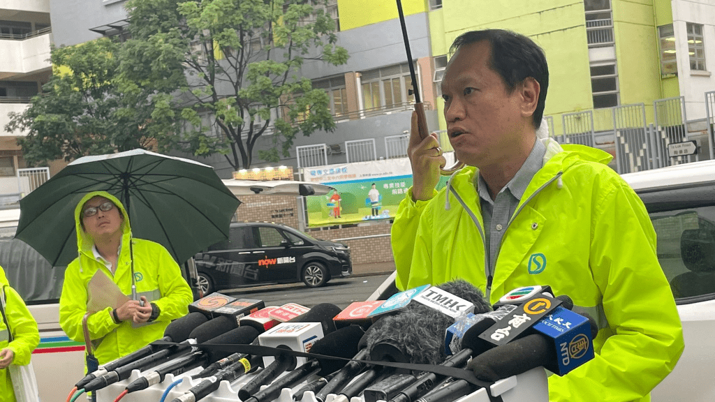 署理渠務署署長徐仕基。謝宗英攝