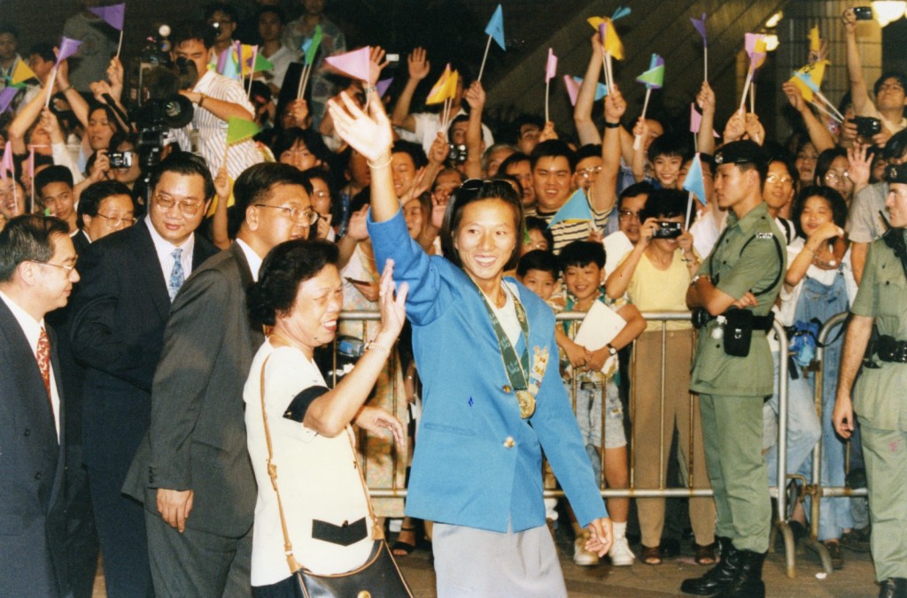 1996年李丽珊摘下香港史上第一金，原来TVB早在两年前已经部署，取得独家直播。